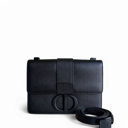 Kovancy 30 Montaigne 30 - Cuir de veau grainé tout noir