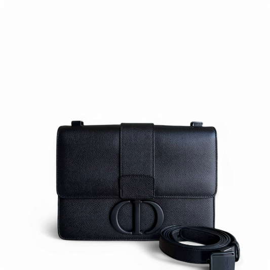 Kovancy 30 Montaigne 30 - Cuir de veau grainé tout noir