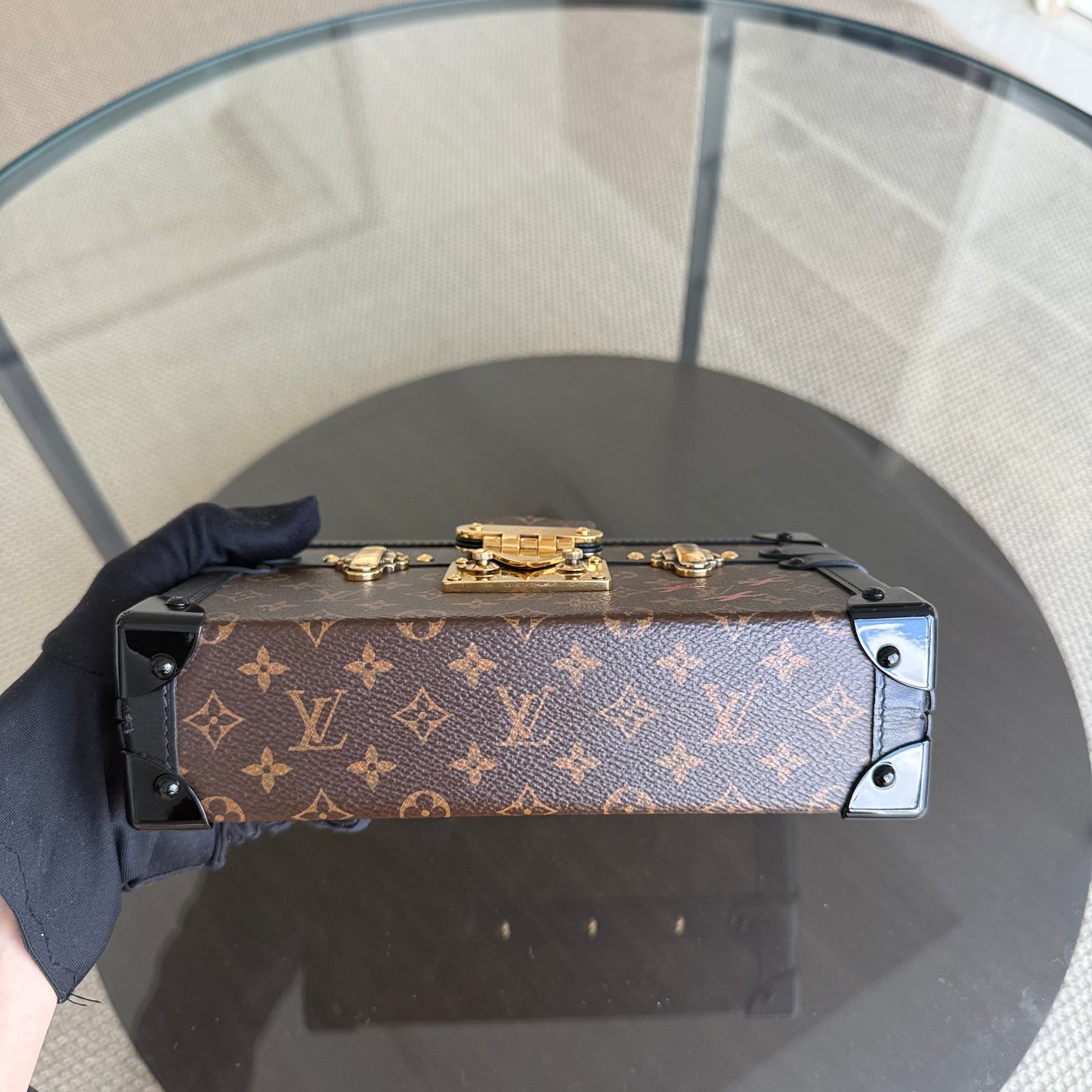 LVT Petite Malle - Monogram Canvas Shoulder Bag New version