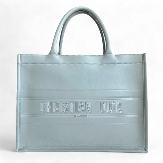 Kovancy Book Tote - Sac moyen 36 cm en cuir de veau gris