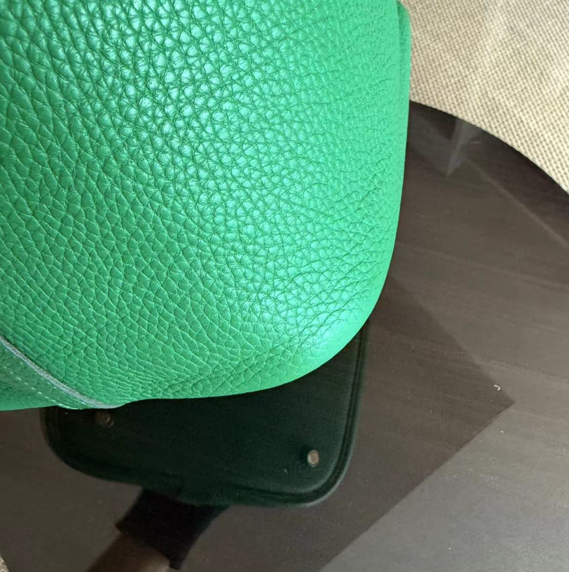 Kovancy Picotin 22 - Bambou Vert Vertigo Cuir Clémence Matériel Doré