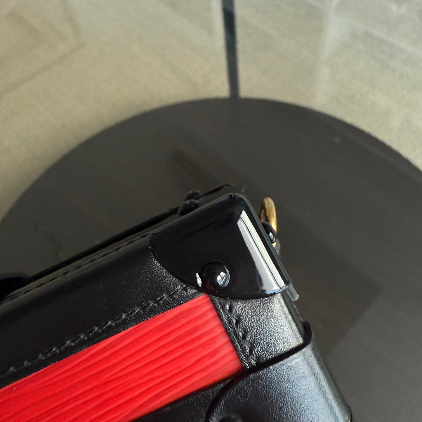 LVT Petite Malle - EPI Leather Red Gold Hardware