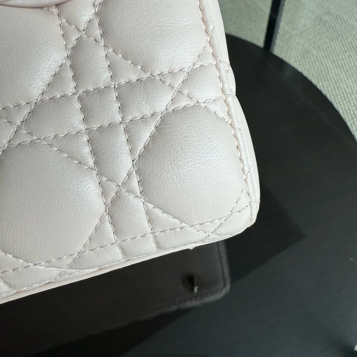 Kovancy Lady Petit ABC - Cannage Lambskin MyABC Rose clair Quincaillerie dorée