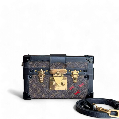 LVT Petite Malle Monogram Box Crossbody Bag