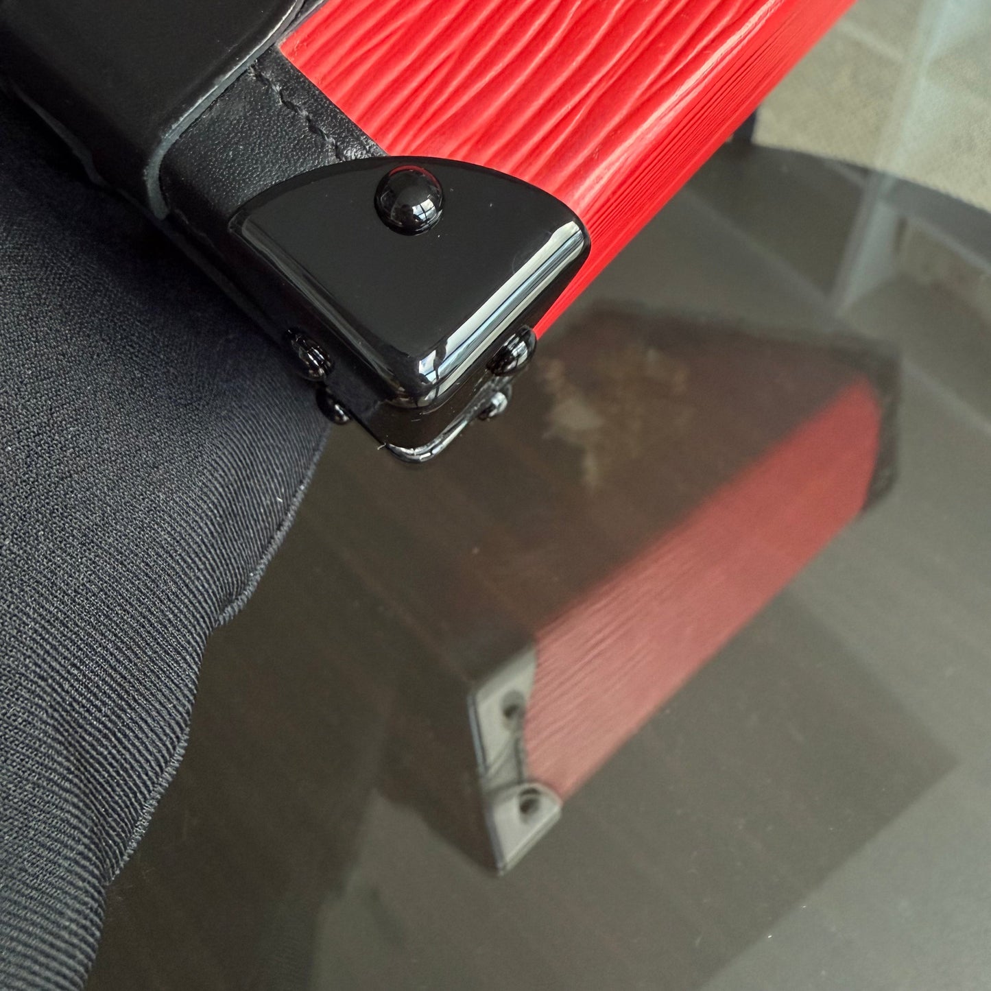 LVT Petite Malle - EPI Leather Red Gold Hardware