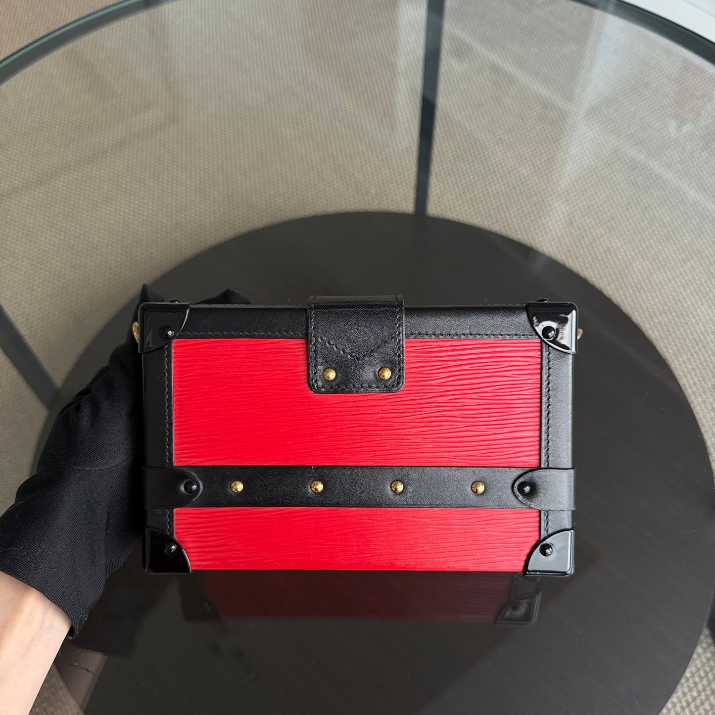 LVT Petite Malle - EPI Leather Red Gold Hardware