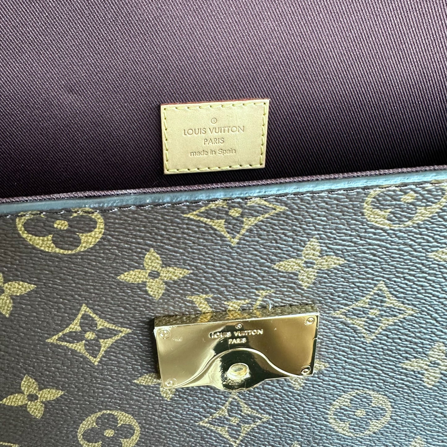 Kovancy Cluny MM Monogram Blue Glacial