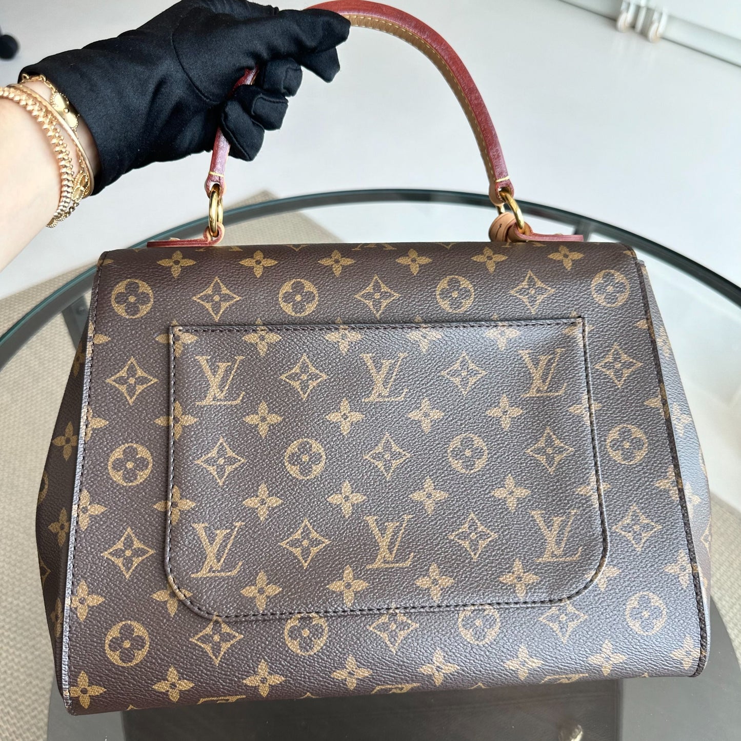 Kovancy Cluny MM Monogram Blue Glacial