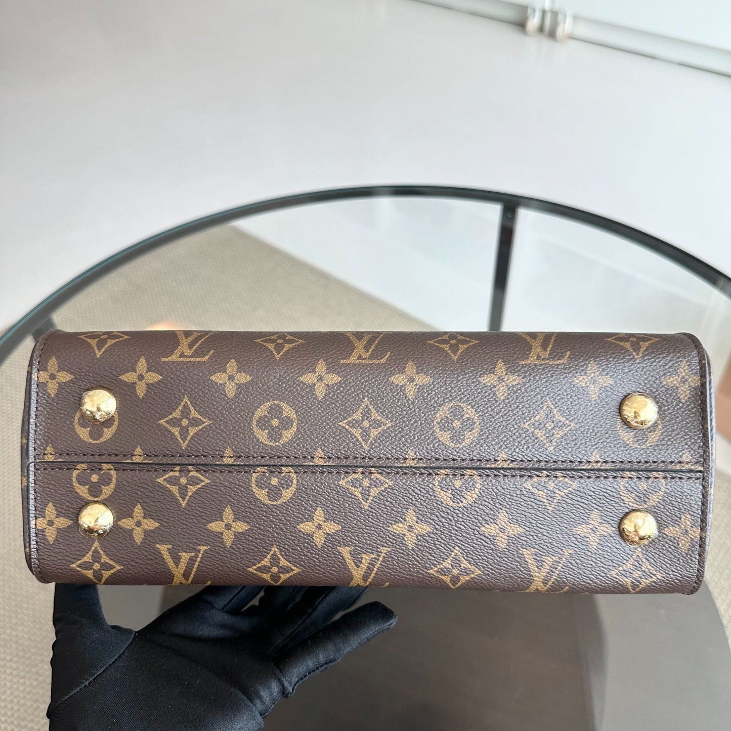 Kovancy Cluny MM Monogram Blue Glacial