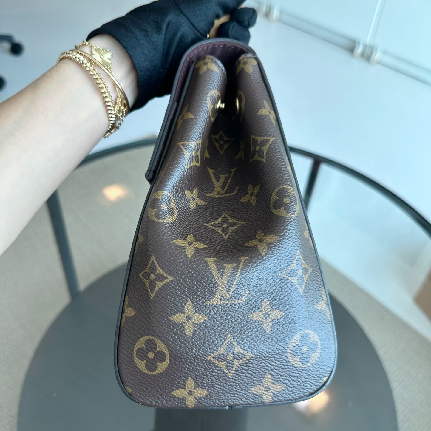 Kovancy Cluny MM Monogram Blue Glacial