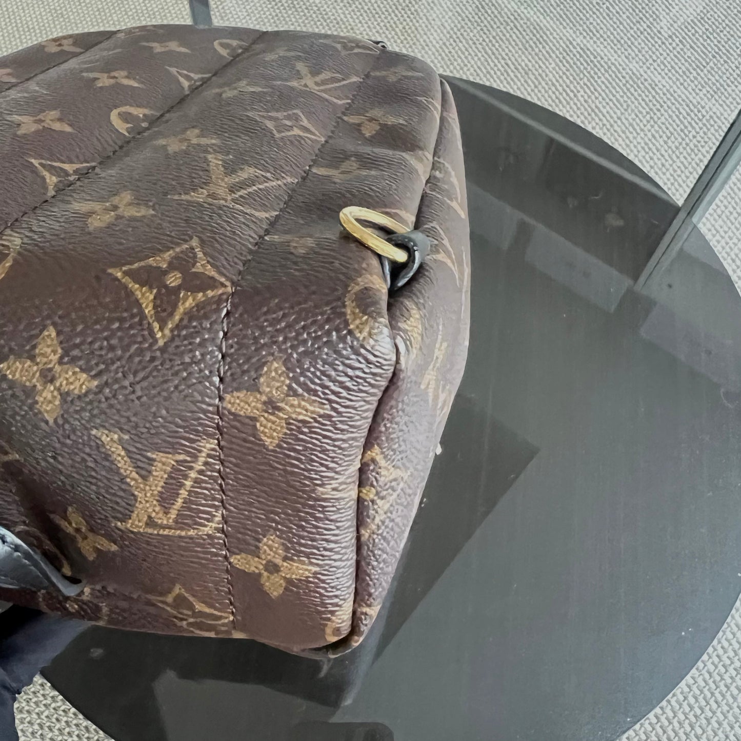 LVT Palm Spring Monogram Canvas Mini Backpack