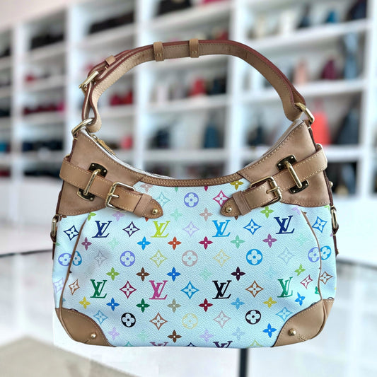 Kovancy Greta Multicolore Vintage Blanc Monogram