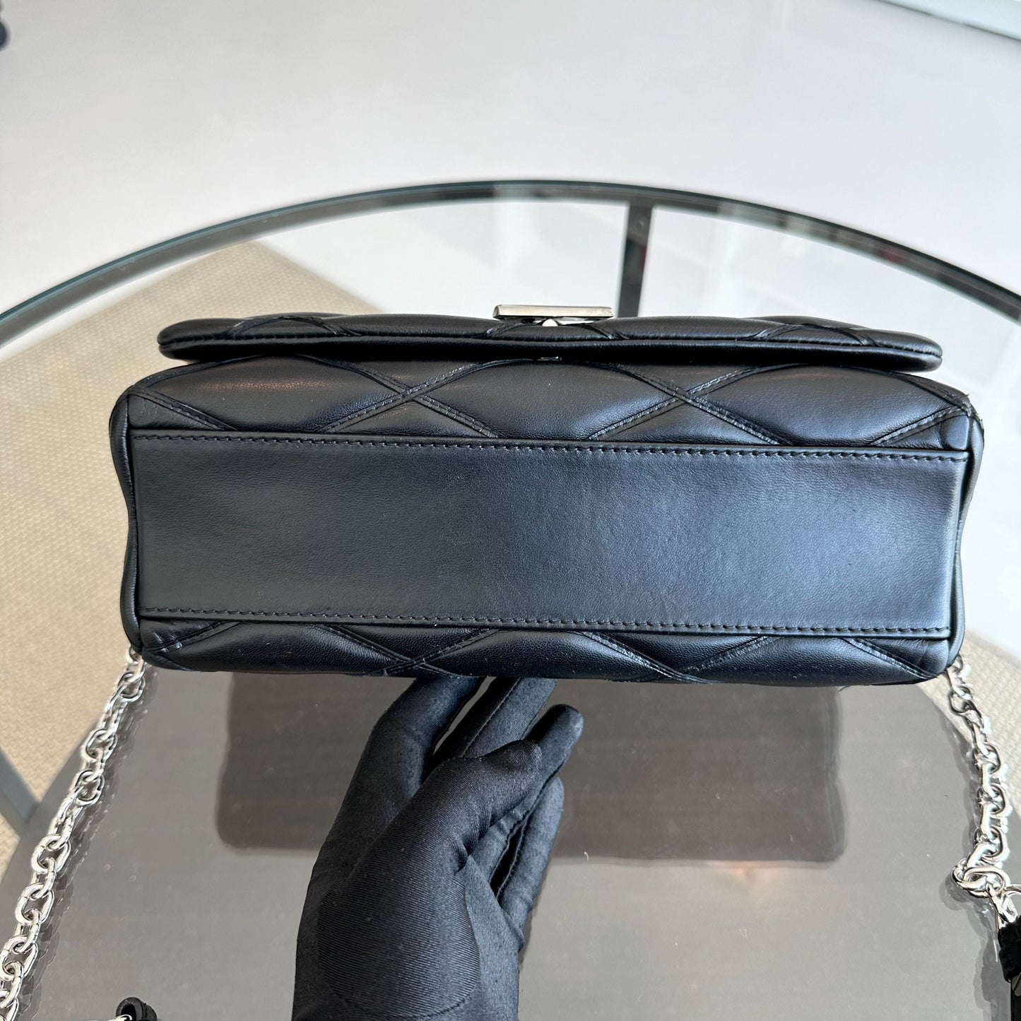 Kovancy Sac à bandoulière Malletage Twist Go-14 MM SHW noir