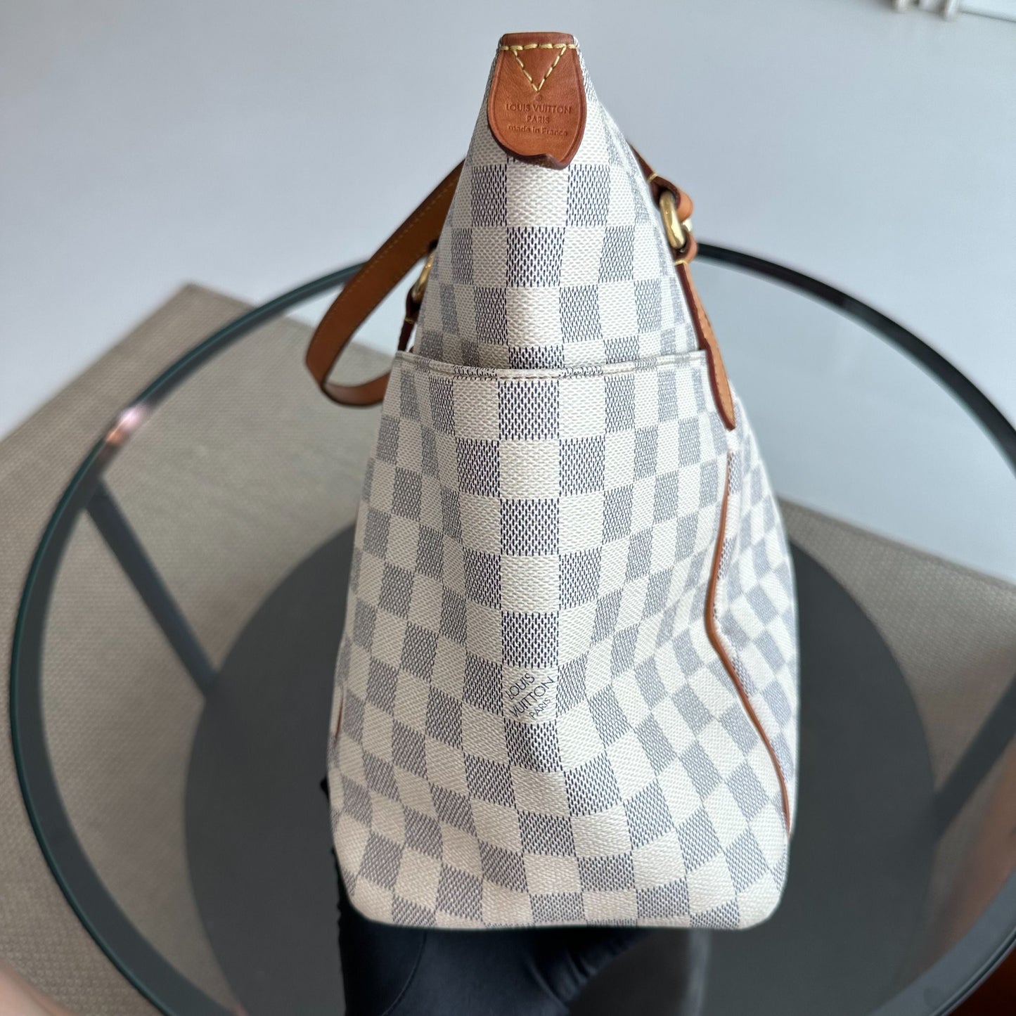 Kovancy Sac à bandoulière Totally Damier Azure MM