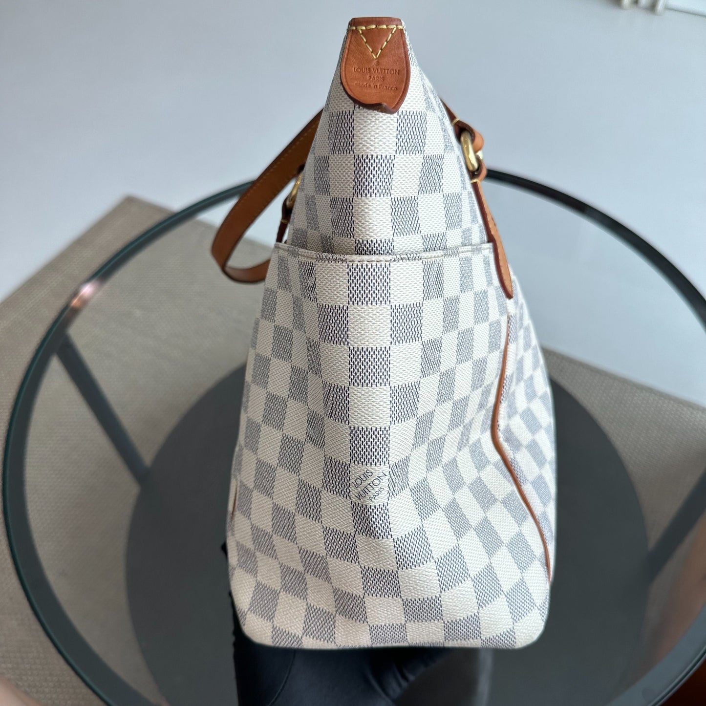 Kovancy Sac à bandoulière Totally Damier Azure MM
