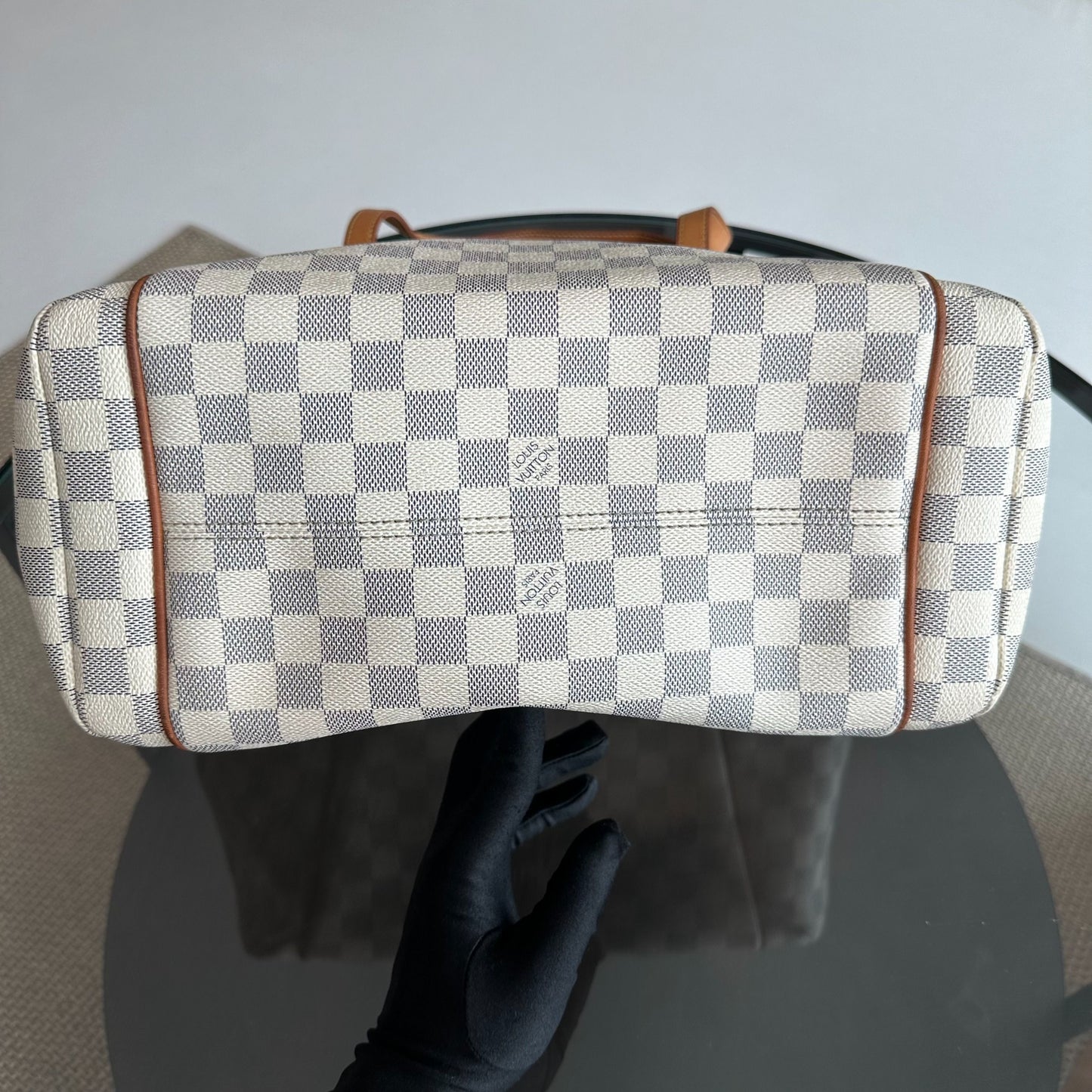 Kovancy Sac à bandoulière Totally Damier Azure MM