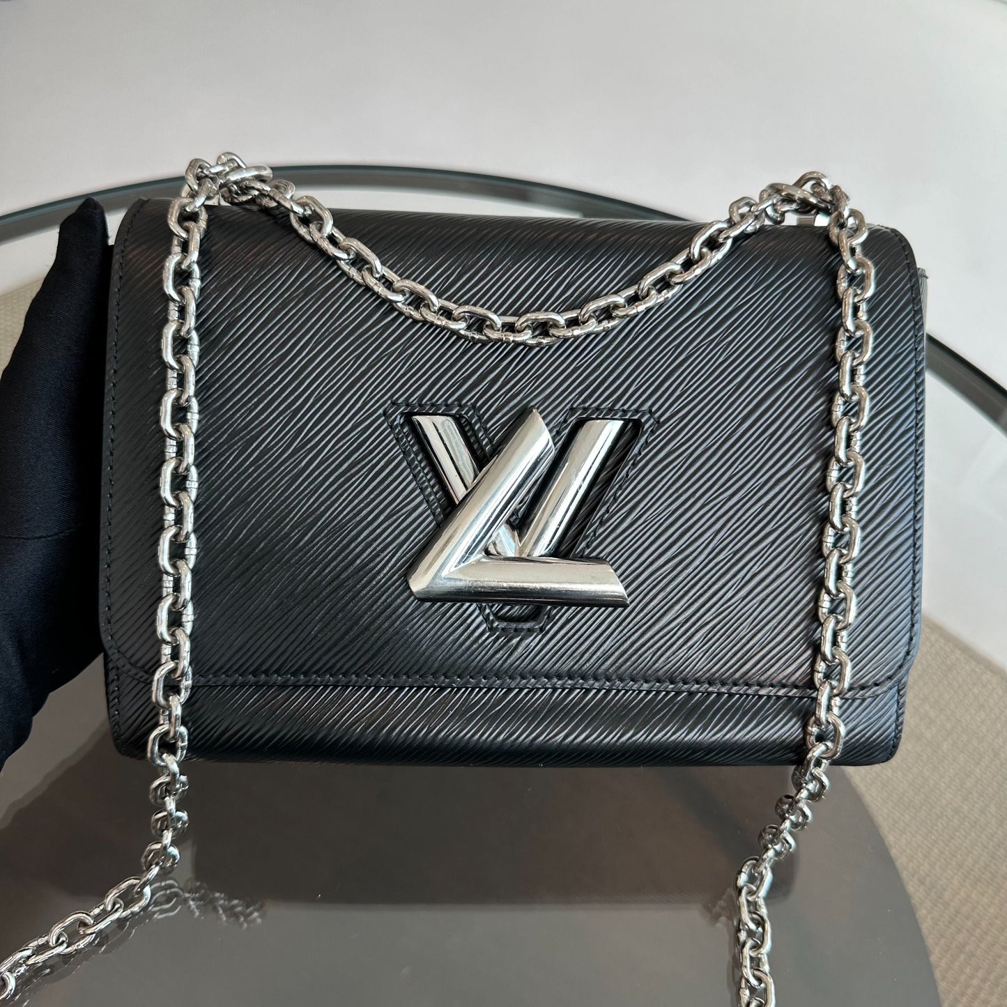 Kovancy Twist MM Cuir EPI Noir SHW