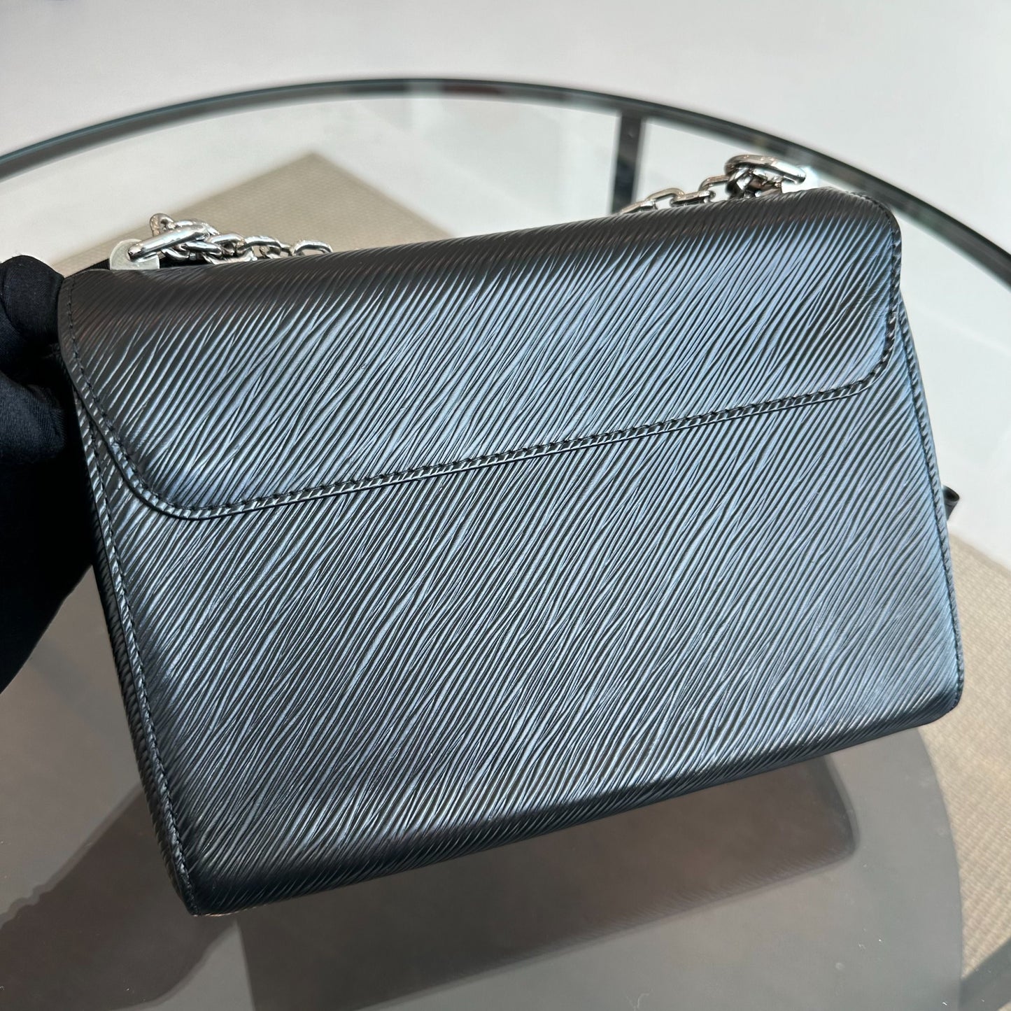 Kovancy Twist MM Cuir EPI Noir SHW