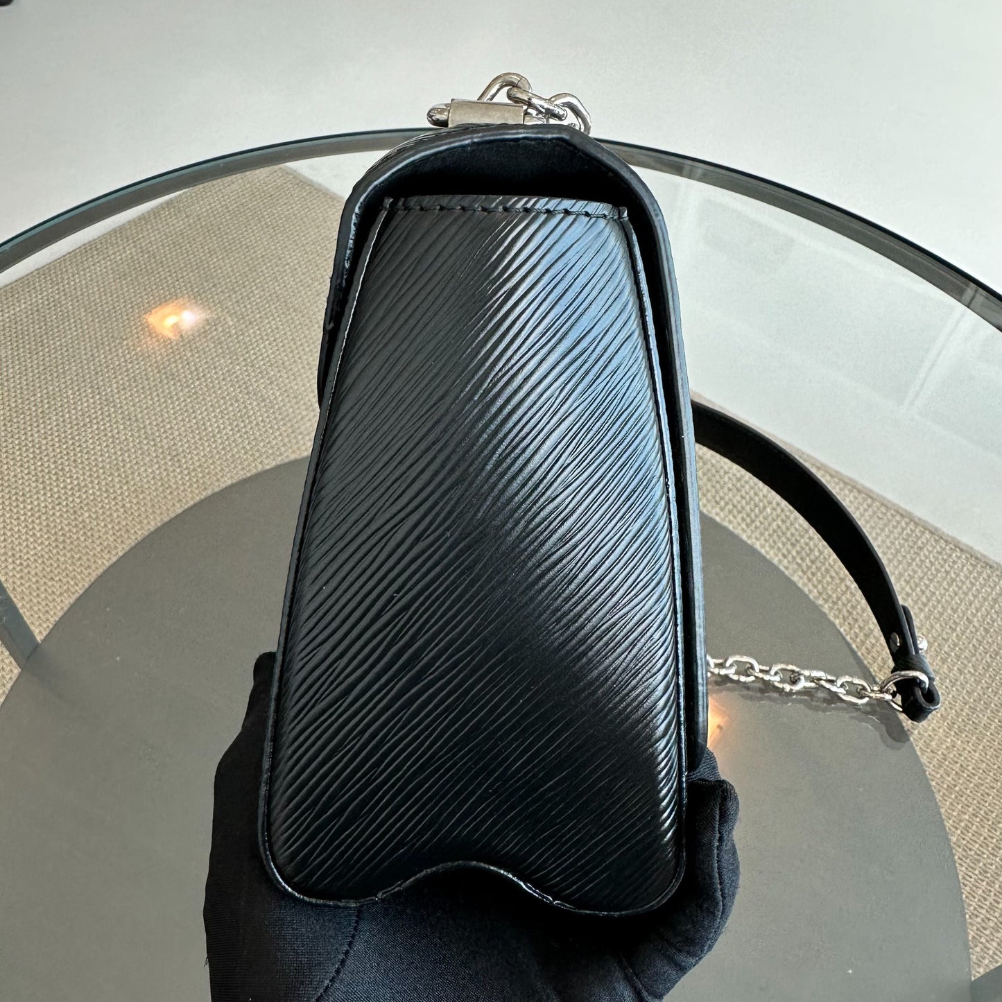 Kovancy Twist MM Cuir EPI Noir SHW