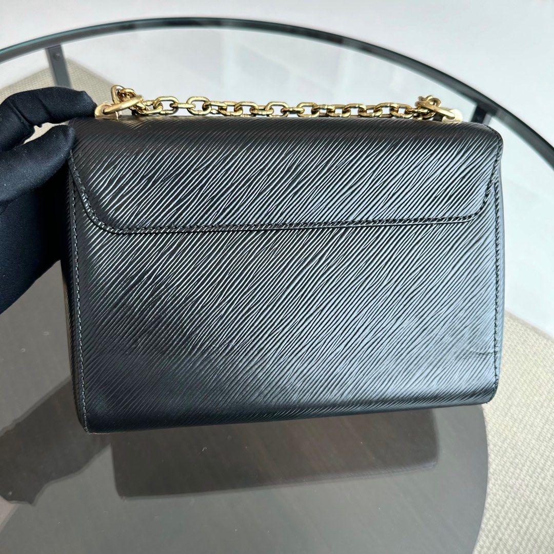 Kovancy Twist MM EPI Cuir Noir Noir GHW