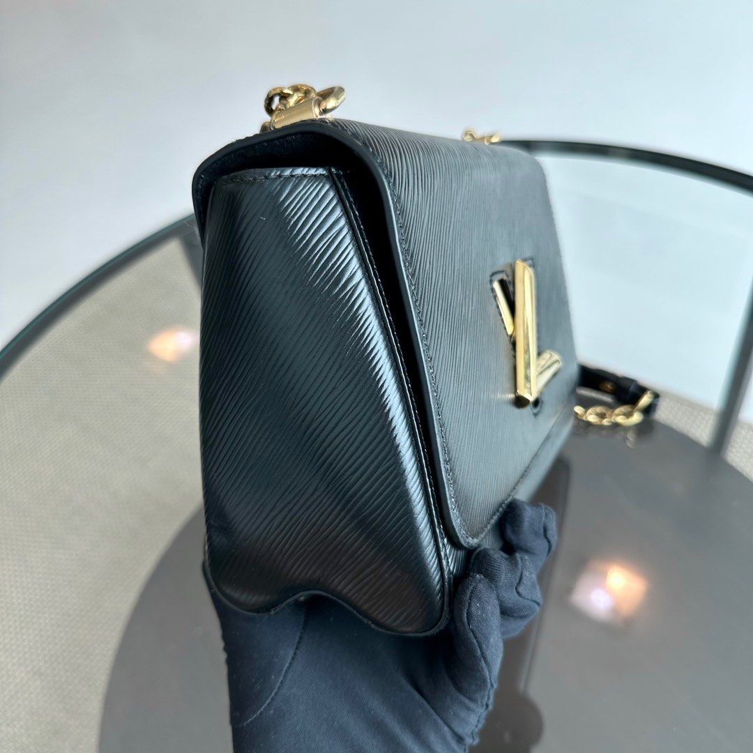 Kovancy Twist MM EPI Cuir Noir Noir GHW
