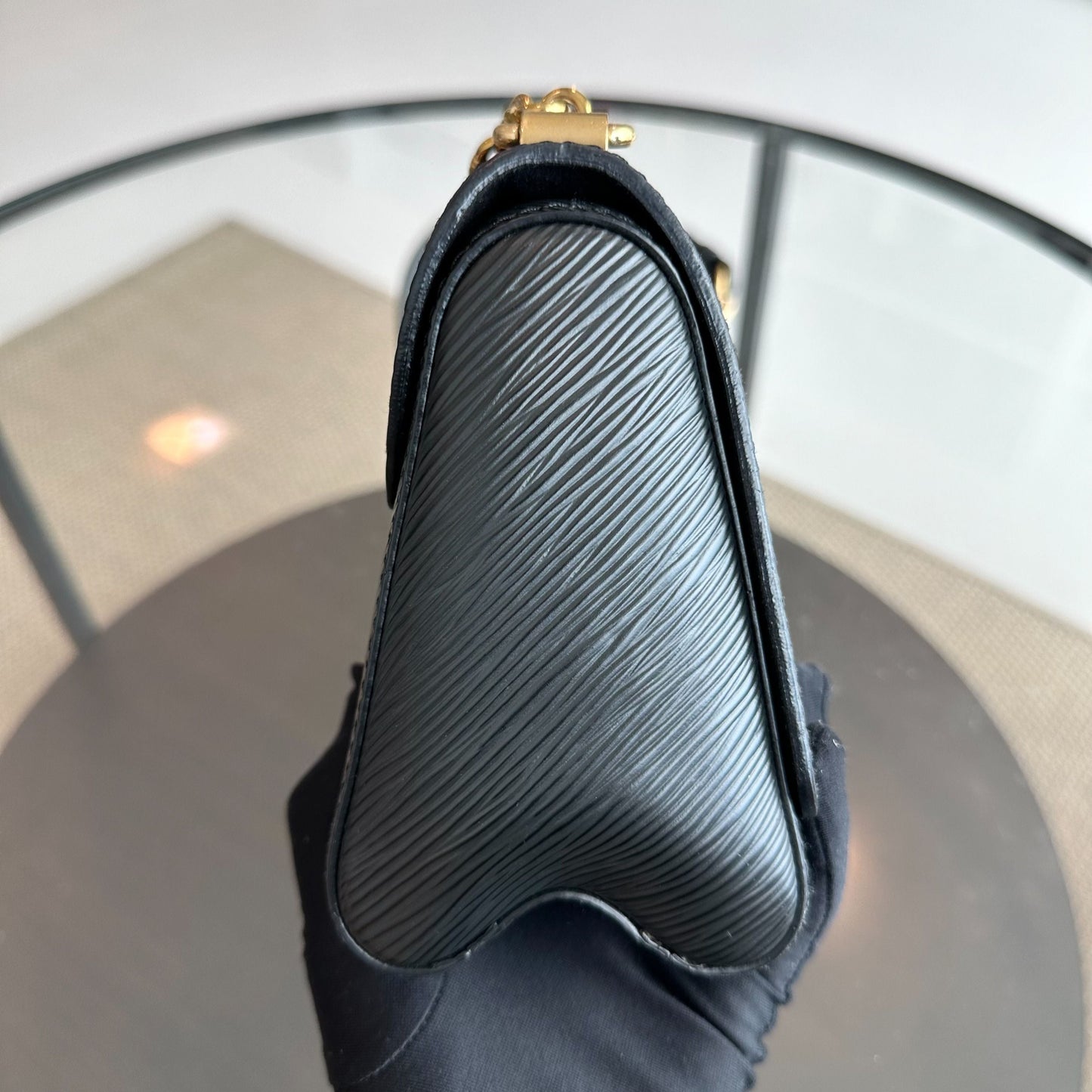 Kovancy Twist PM EPI Cuir Noir Noir GHW