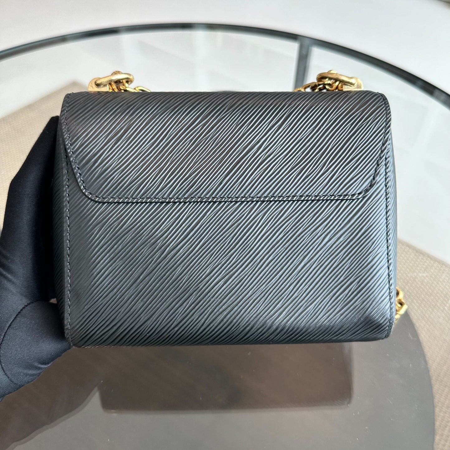 Kovancy Twist PM EPI Cuir Noir Noir GHW