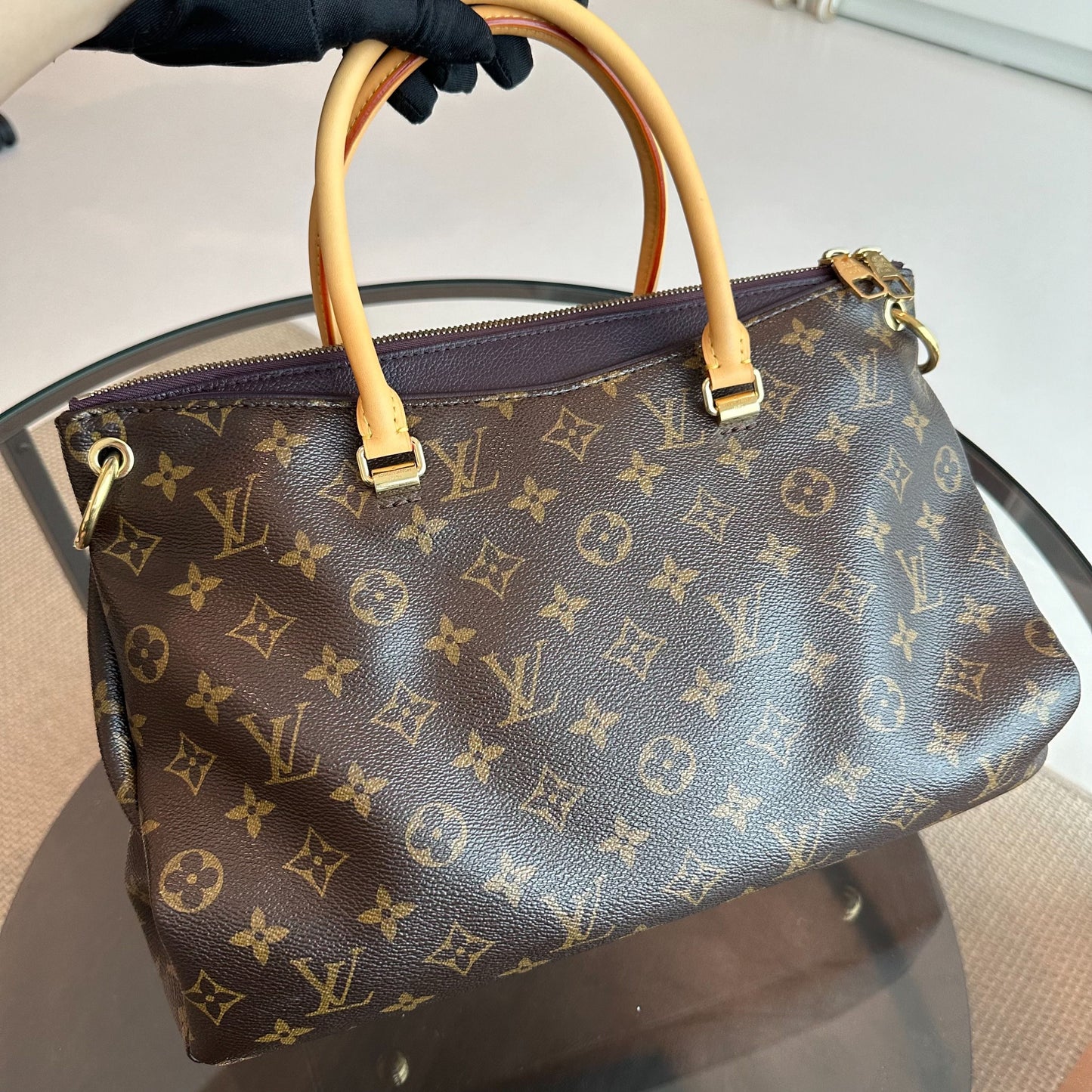 Kovancy Sac à bandoulière  Pallas MM Monogram Violet