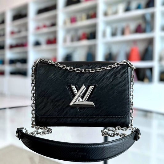 Kovancy Twist MM Cuir EPI Noir SHW