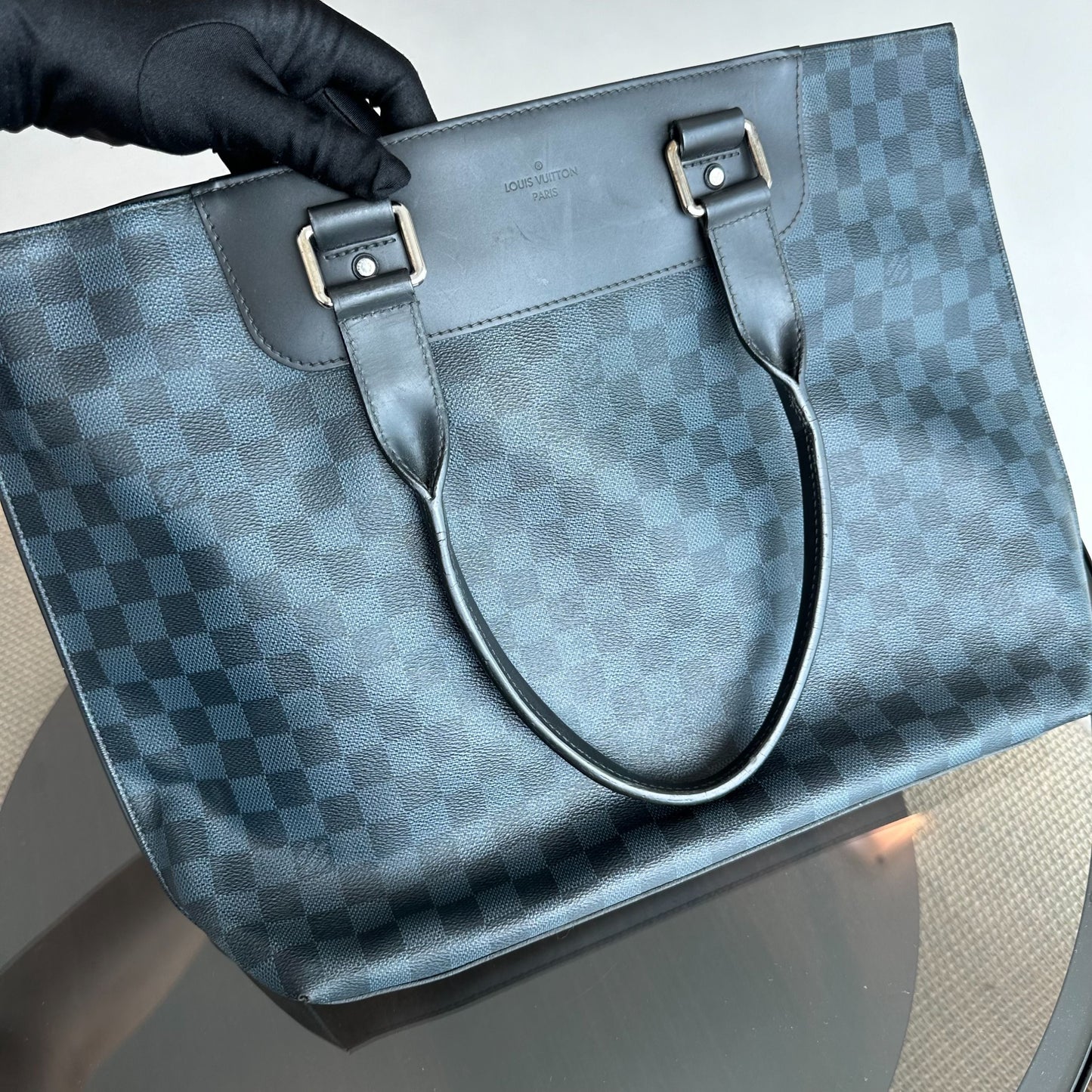 Kovancy Cabas Voyage Damier Sac fourre-tout à bandoulière