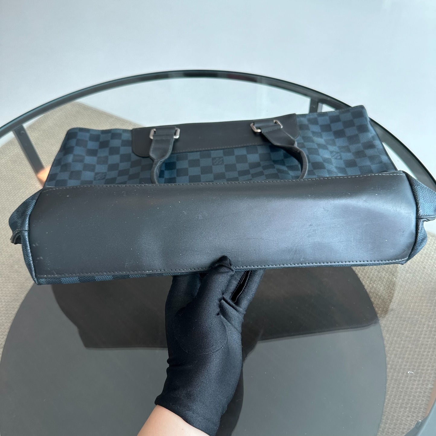 Kovancy Cabas Voyage Damier Sac fourre-tout à bandoulière