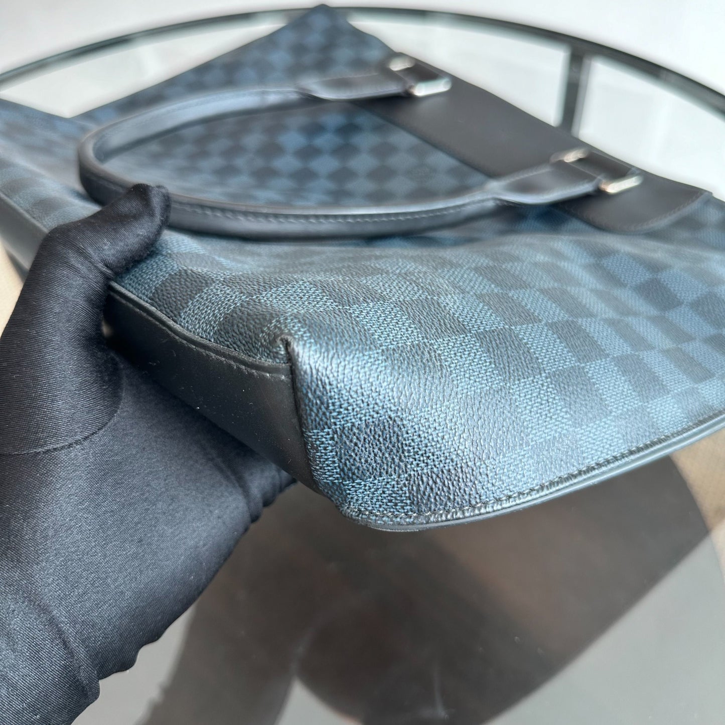 Kovancy Cabas Voyage Damier Sac fourre-tout à bandoulière
