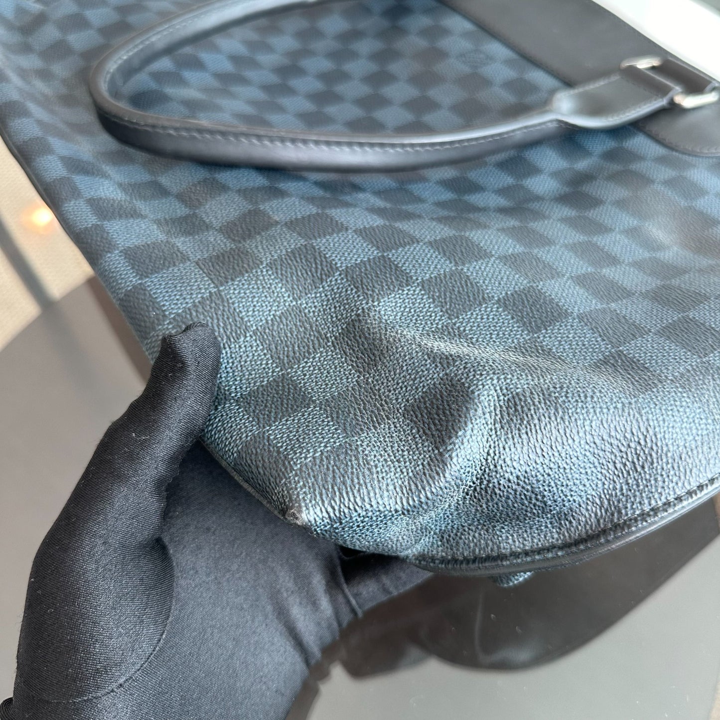 Kovancy Cabas Voyage Damier Sac fourre-tout à bandoulière