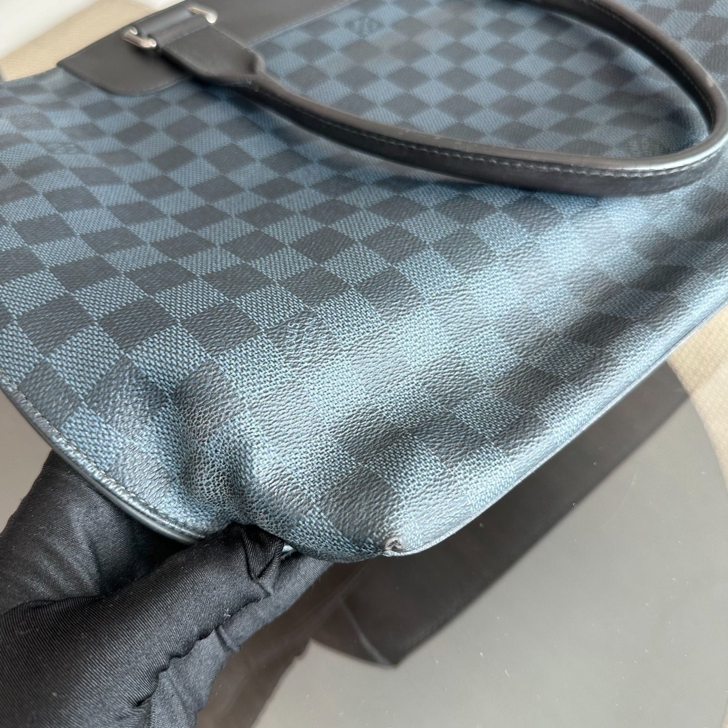 Kovancy Cabas Voyage Damier Sac fourre-tout à bandoulière