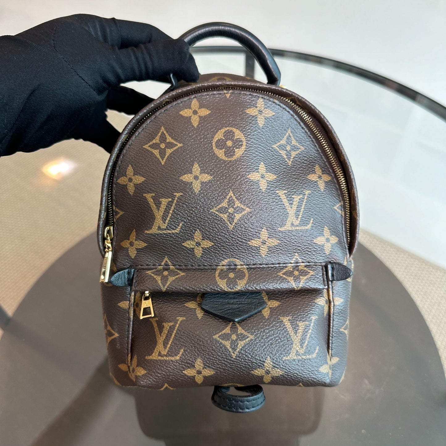 Kovancy Mini sac à dos Monogram Palm Spring