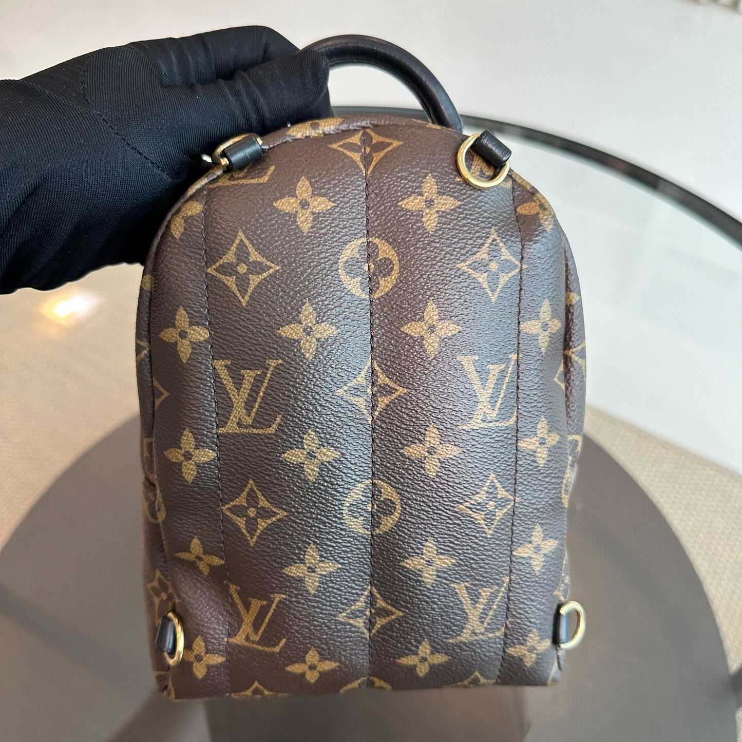 Kovancy Mini sac à dos Monogram Palm Spring