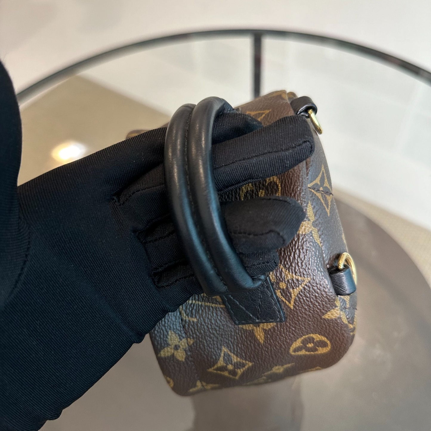 Kovancy Mini sac à dos Monogram Palm Spring