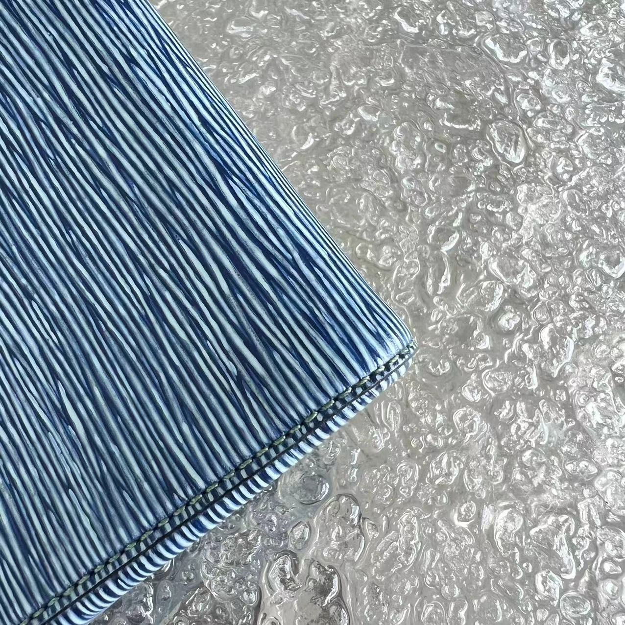 LVT Twist MM EPI Two-Tone Light Blue Leather Hardware