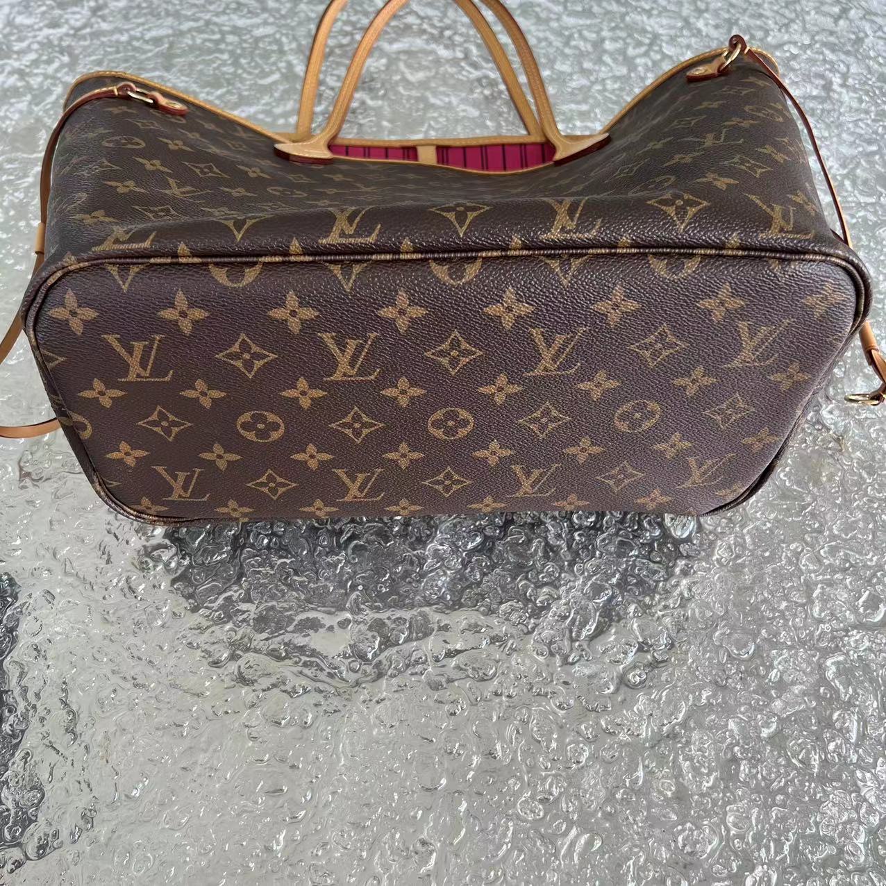 Kovancy Neverfull MM Monogram Canvas Leather