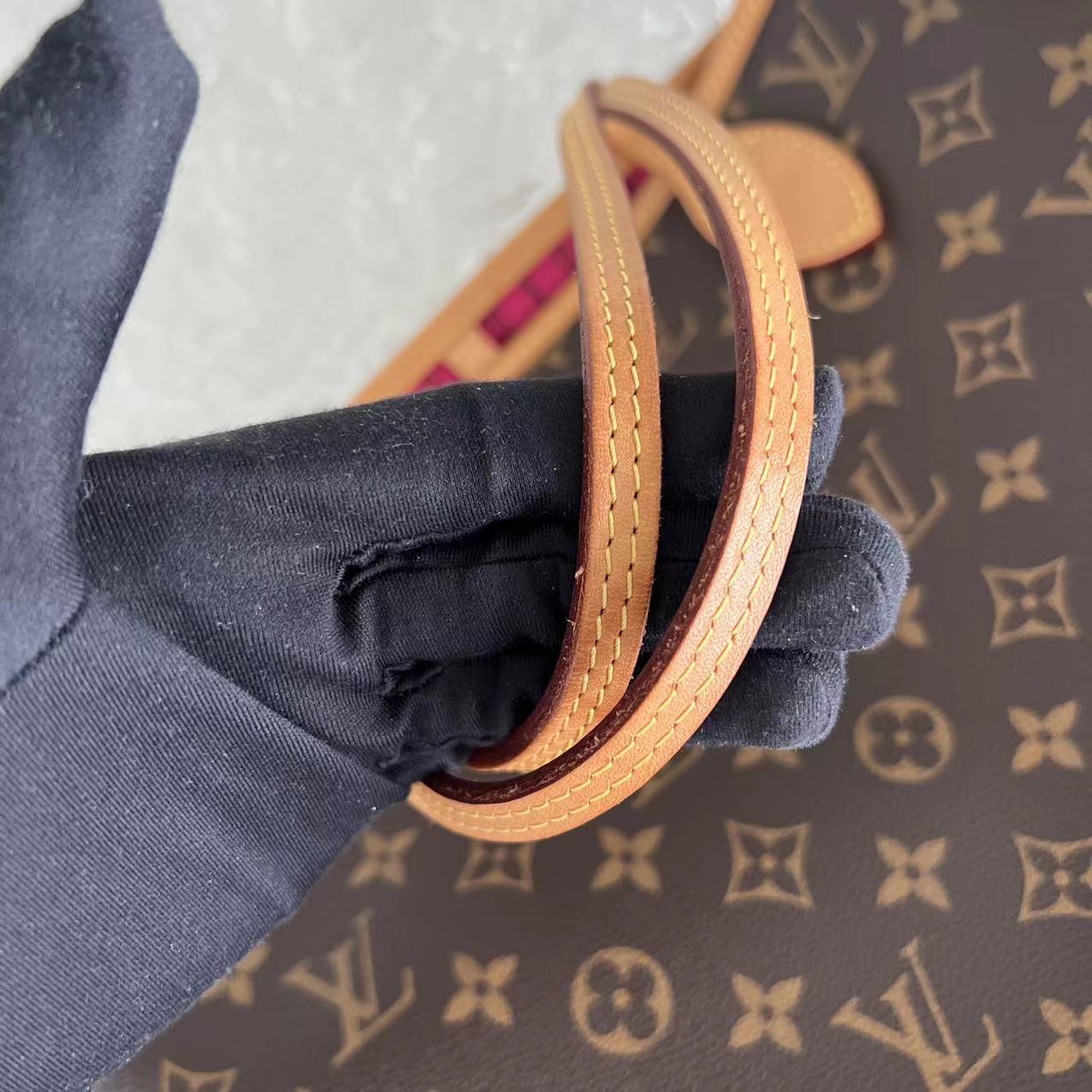 Kovancy Neverfull MM Monogram Canvas Leather