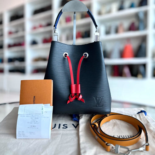 LVT Epi Leather Neoneo BB Bucket Bag SHW