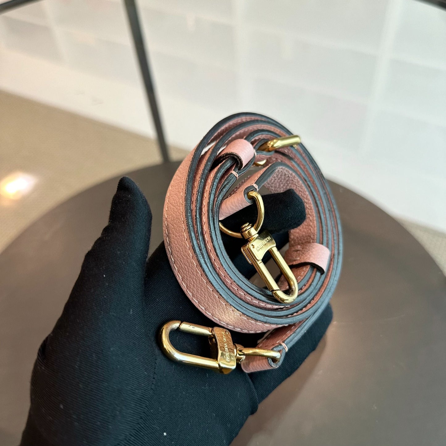 Kovancy Pochette Metis Monogram Blush Empreinte Rose GHW