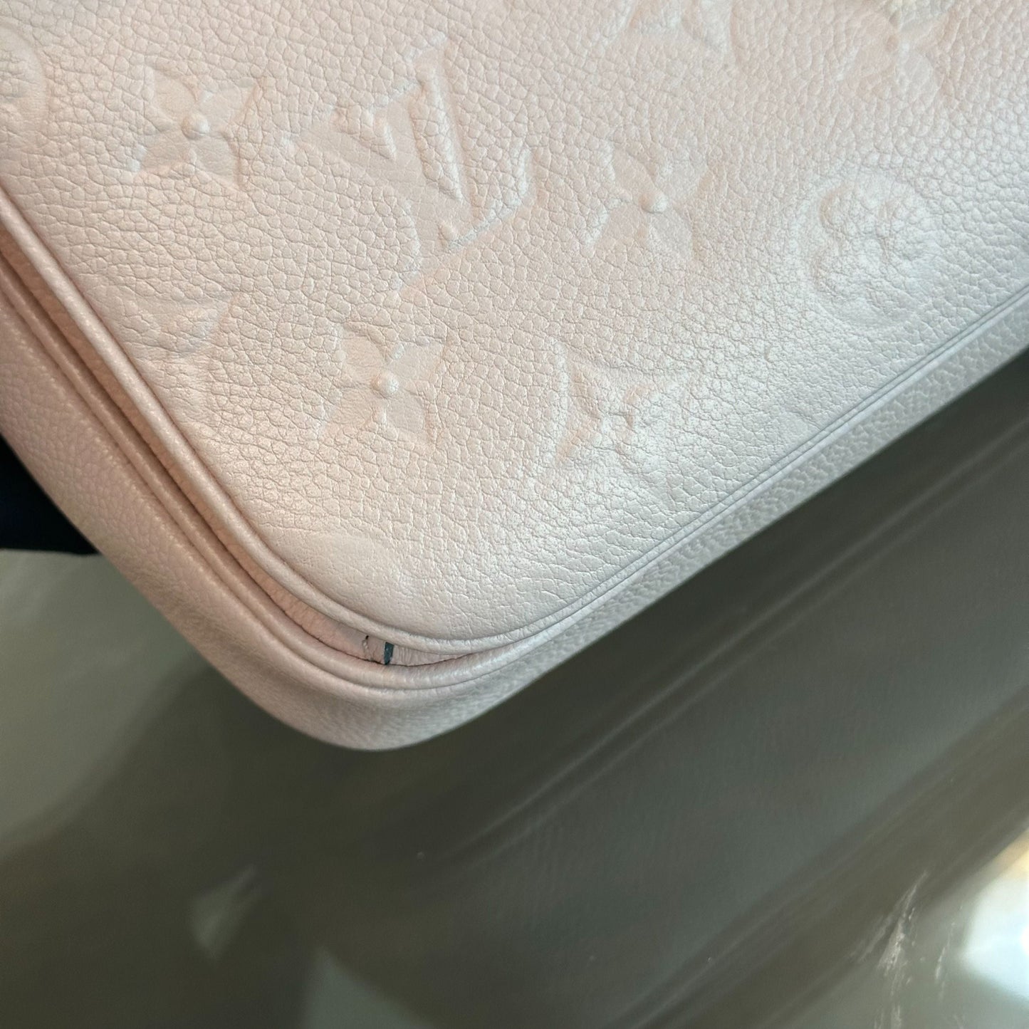 Kovancy Pochette Metis Monogram Blush Empreinte Rose GHW