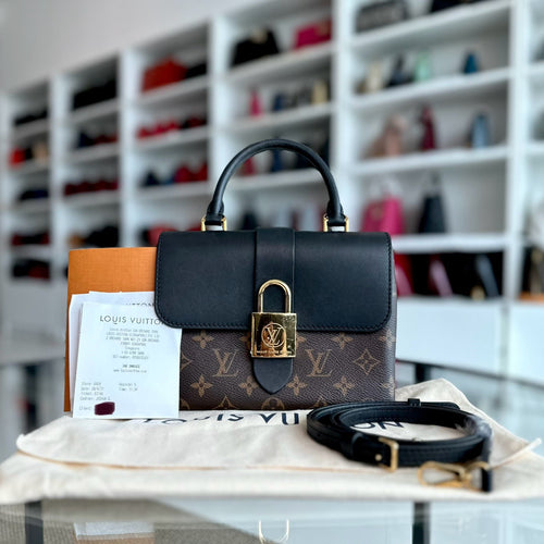 Kovancy Sac bandoulière Locky BB Monogram Noir