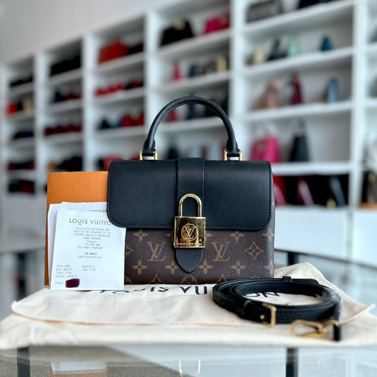 Kovancy Sac bandoulière Locky BB Monogram Noir
