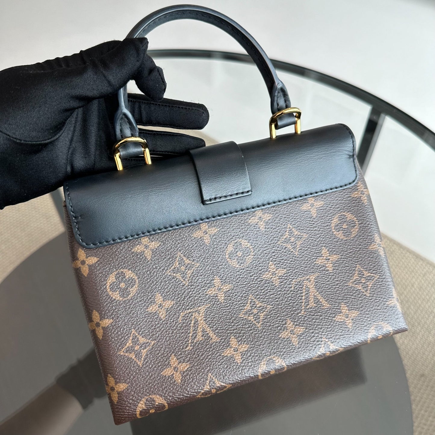 Kovancy Sac bandoulière Locky BB Monogram Noir